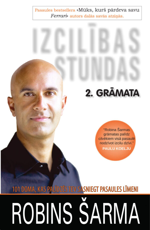 "Izcilības stunda" 2. grāmatas vāks