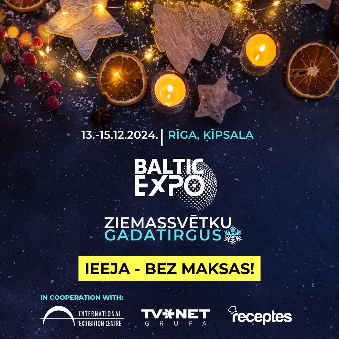 Baltic Expo Ziemassvētku tirdziņš Ķīpsalā